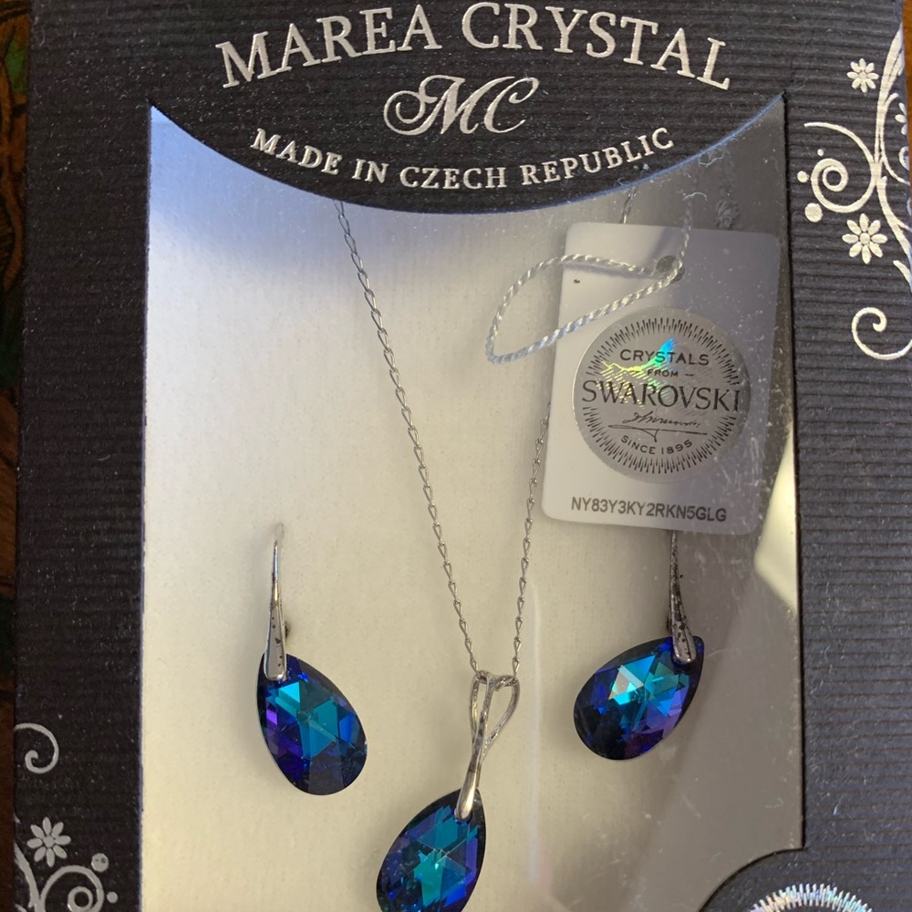Marea crystal 925 silver Swarovski Crystal